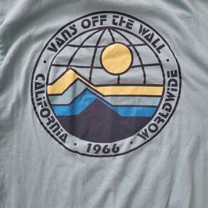 Teal Men's Van's shirt